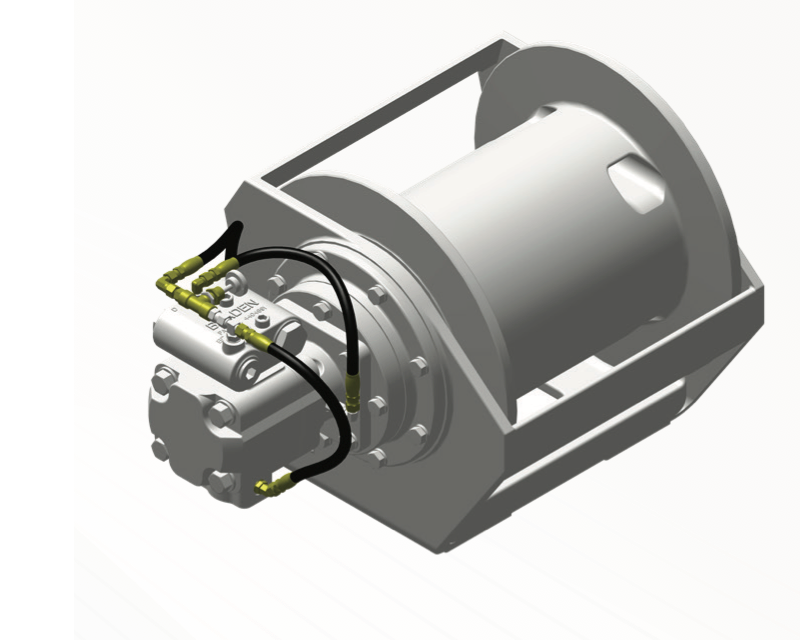 Braden PD15B Planetary Hoist — 15,000 lb Hydraulic Winch