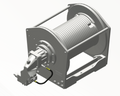 Braden PD17A Planetary Hoist — 17,500 lb Hydraulic Winch